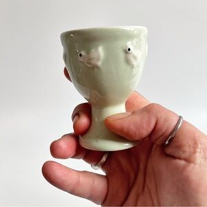 Vintage Chick Egg Cup Gift for Easter Farmhouse Kitchen Decor